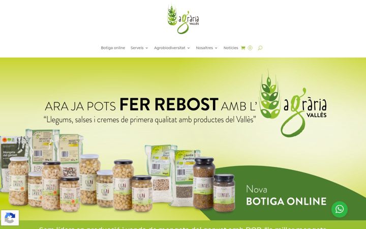 Ekraanipilt saidist agrariavalles.coop