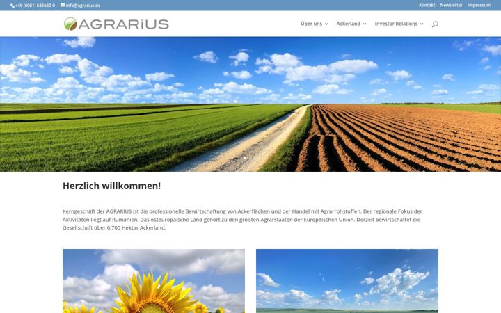 Screenshot of agrarius.de