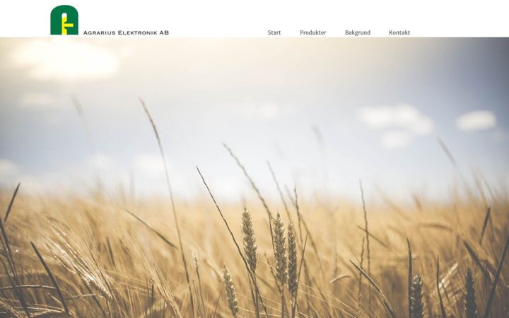 Screenshot van agrariuselektronik.se