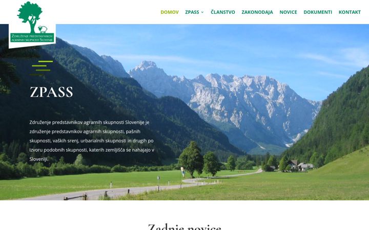 Screenshot of agrarne.si