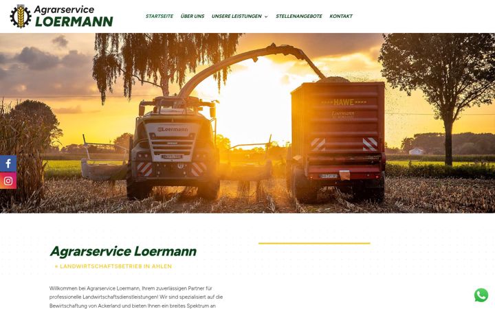 Screenshot of agrarservice-loermann.de
