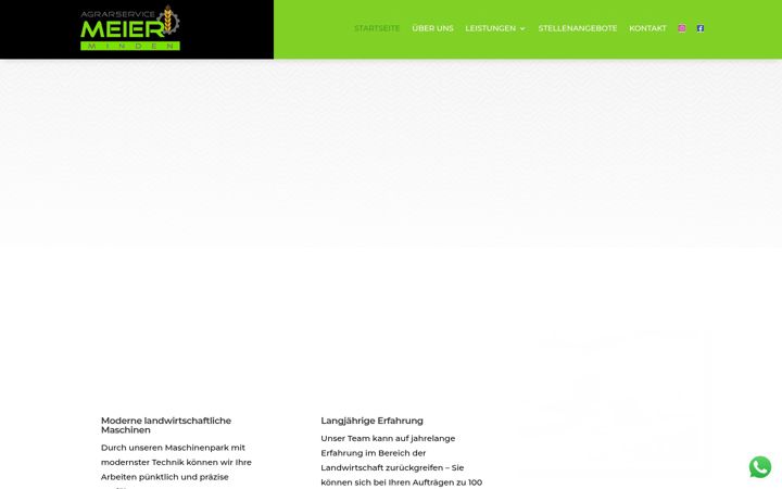 Screenshot of agrarservice-meier.de