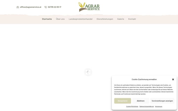 Capture d'écran de agrarservice.at