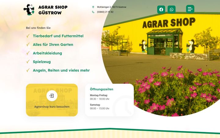 Capture d'écran de agrarshop-gue.de