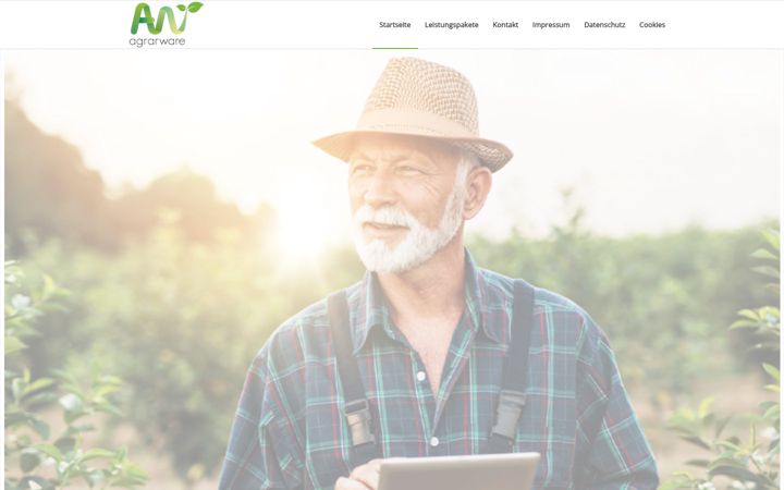 Screenshot of agrarware.de