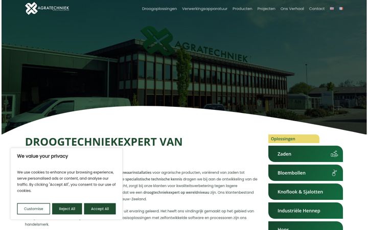 Screenshot di agratechniek.com