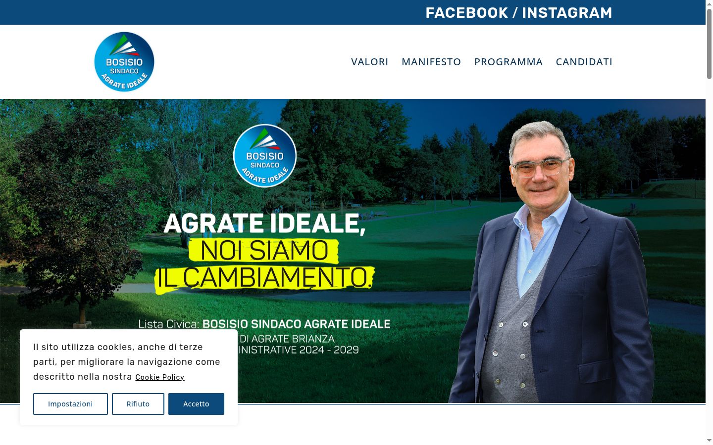 Screenshot tal-banner tal-kunsens muri qabel kwalunkwe interazzjoni