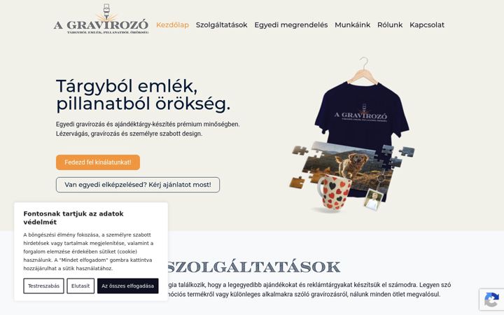 Screenshot of agravirozo.hu