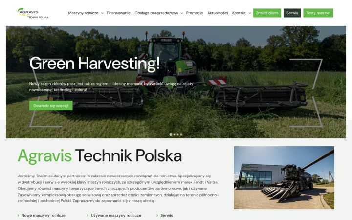 Screenshot of agravis-technik.pl