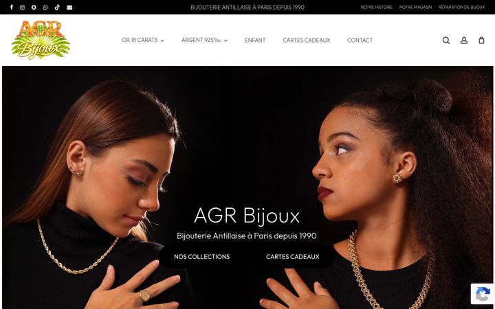Екранна снимка на agrbijoux.com