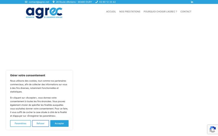 Screenshot of agrec-restauration.fr