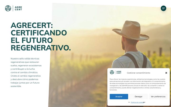 Screenshot of agrecert.com