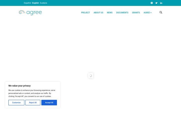 Screenshot of agree-basquecountry.eu