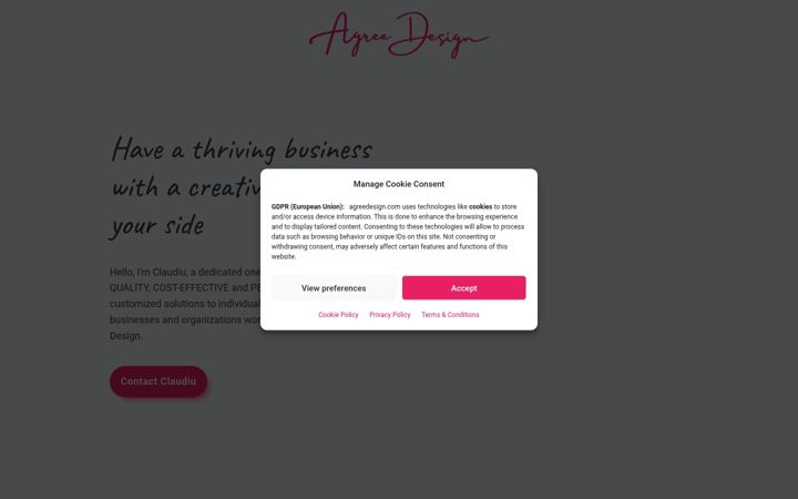 Screenshot di agreedesign.com