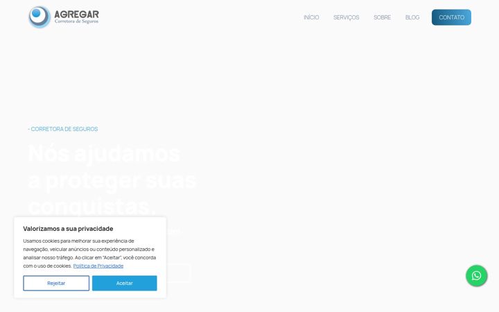 Capture d'écran de agregarcorretora.com.br