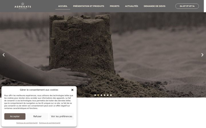 Screenshot di agregats-occitans.com