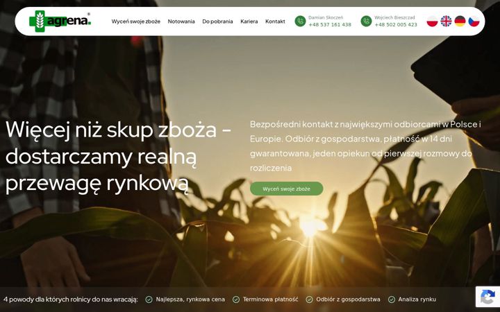 Screenshot of agrena.pl