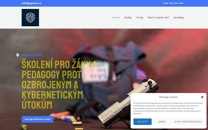 Screenshot of agresor.zone