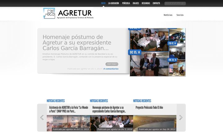 Screenshot of agretur.org