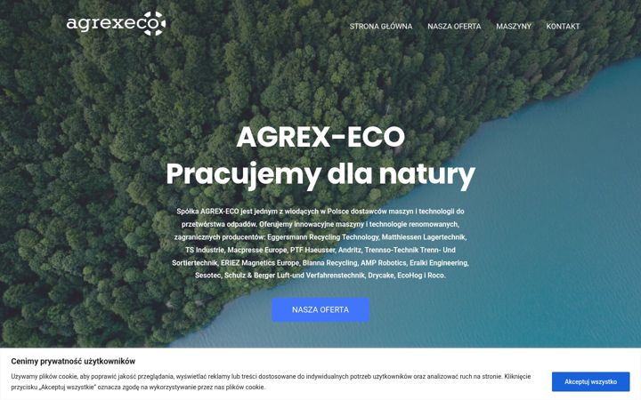 Screenshot of agrex-eco.pl
