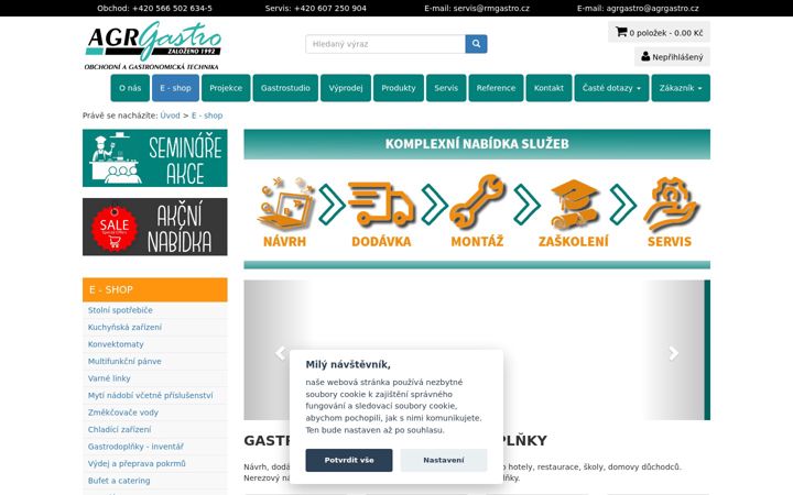 Screenshot of agrgastro.cz