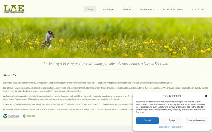Screenshot of agri-environmental.co.uk