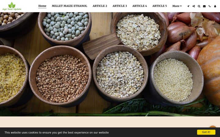 Screenshot of agri-food-update.com