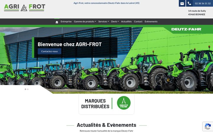 Screenshot of agri-frot.fr