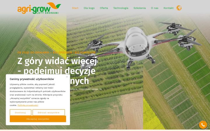 Zrzut ekranu agri-grow.pl