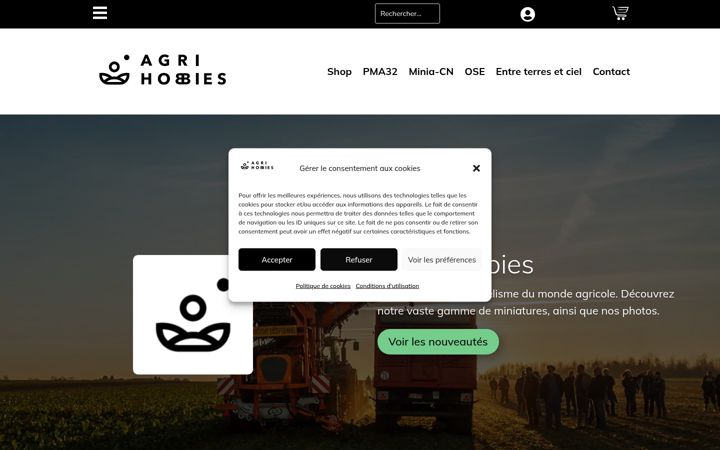 Екранна снимка на agri-hobbies.com