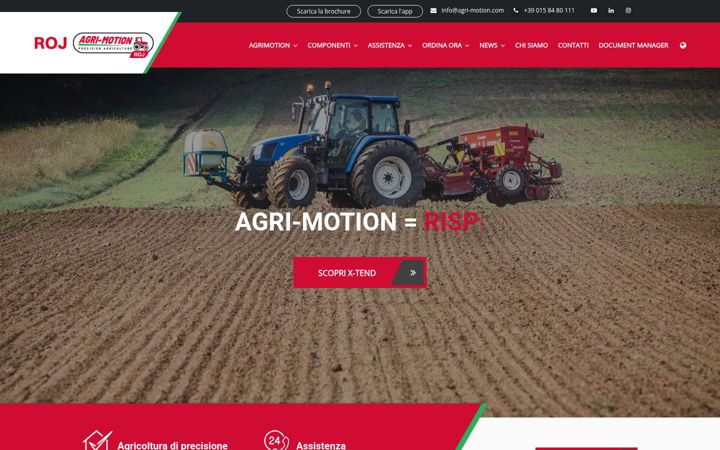 Screenshot of agri-motion.com