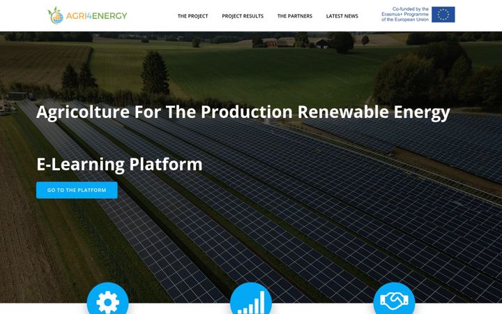 Screenshot of agri4energy.eu