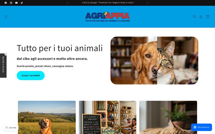 Screenshot von agriappiastore.it