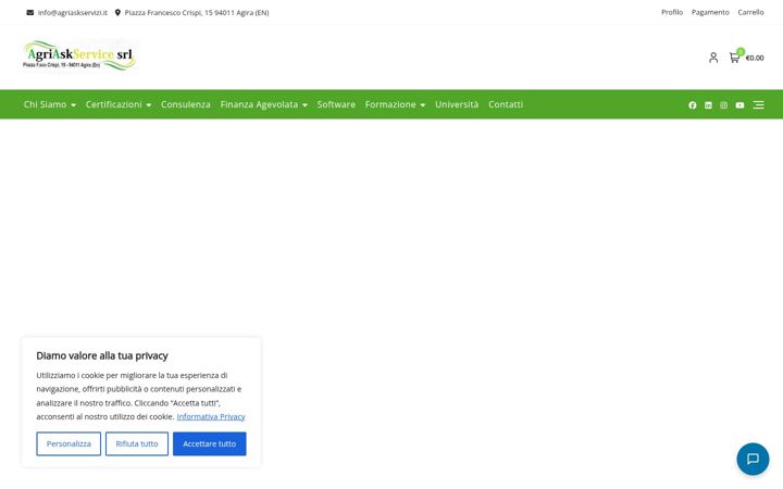 Screenshot von agriaskservizi.it