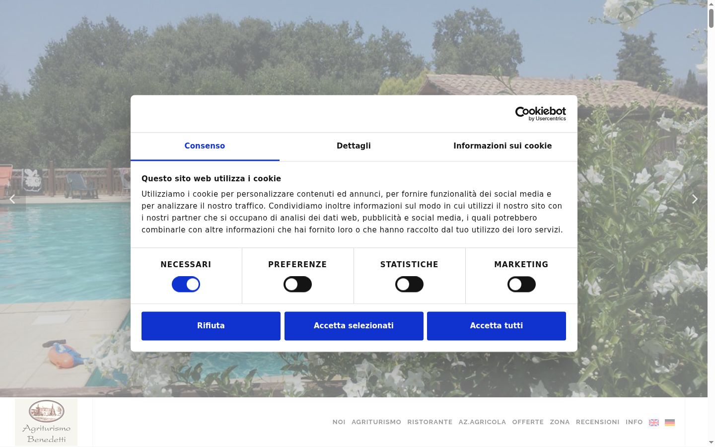 Screenshot tal-banner tal-kunsens muri qabel kwalunkwe interazzjoni