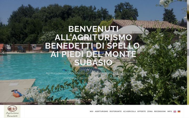 Screenshot of agribenedetti.it