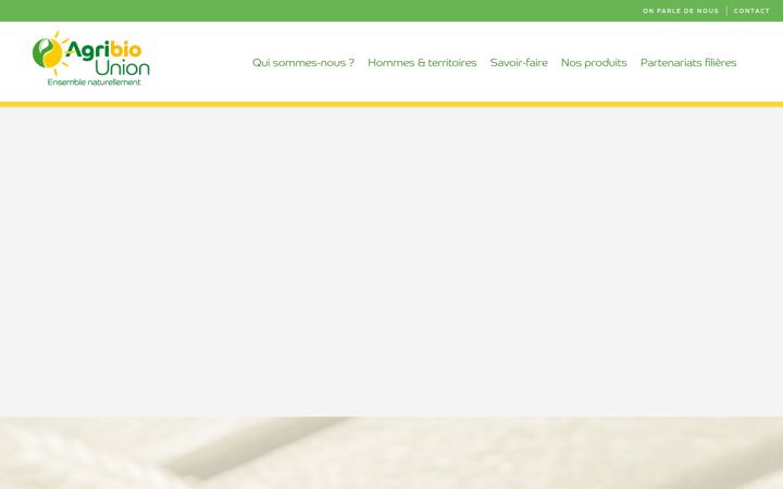 Screenshot of agribio.fr