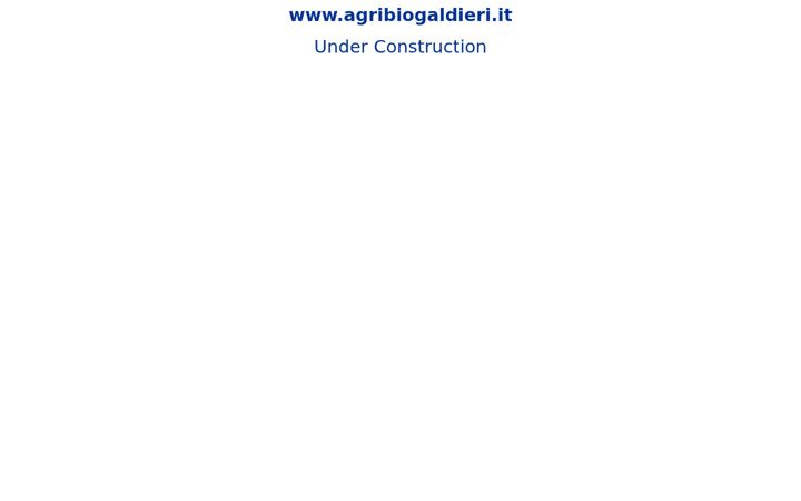 Screenshot stránky agribiogaldieri.it
