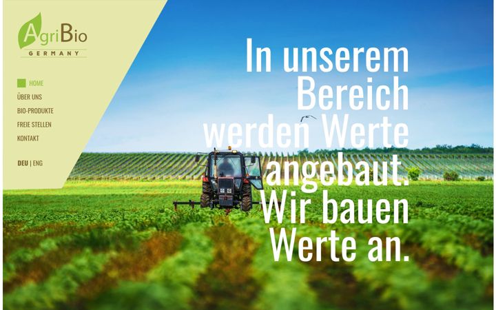 Screenshot stránky agribiogermany.com