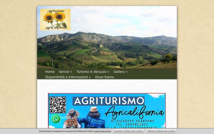 Zrzut ekranu agricalifornia.it