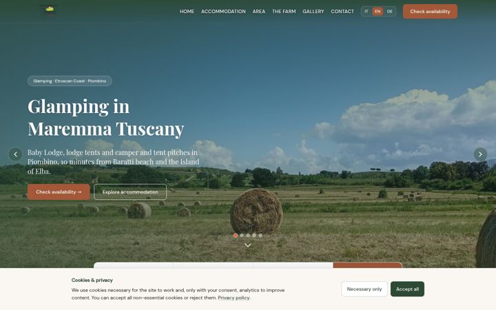 Screenshot of agricampeggiotognoni.it