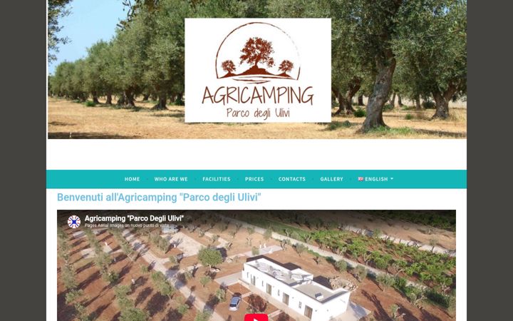 Screenshot von agricampingdegliulivi.it