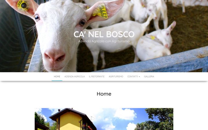 Screenshot of agricanelbosco.it