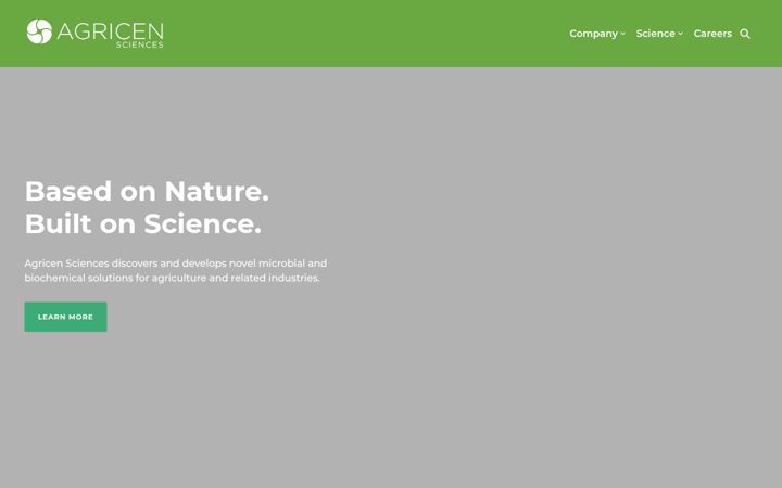 Screenshot of agricensciences.com
