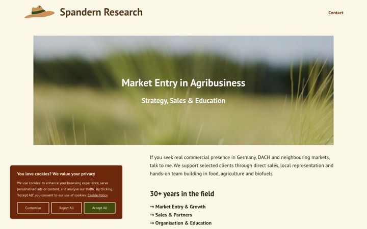 Screenshot of agricentric.org