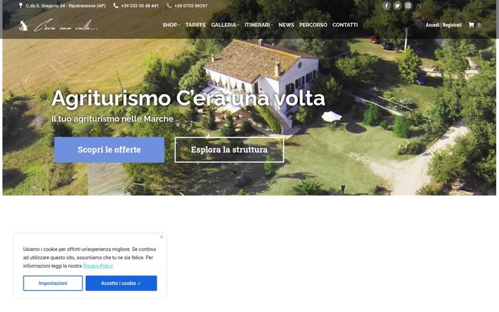 Zrzut ekranu agriceraunavolta.it