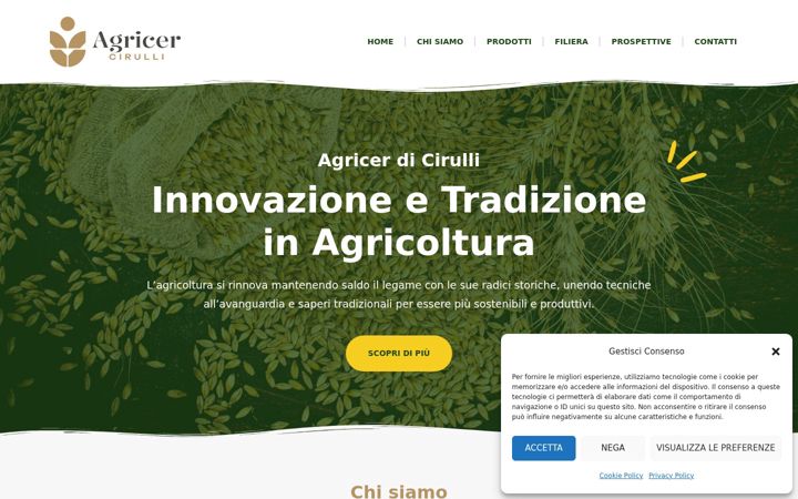 Screenshot of agricercirulli.it