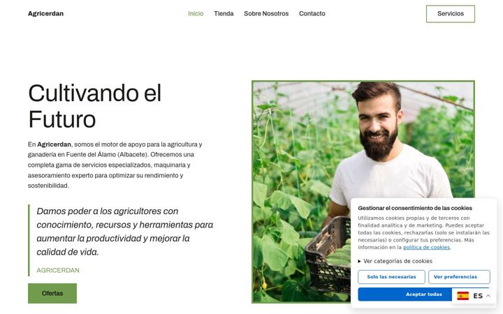 Screenshot of agricerdan.com