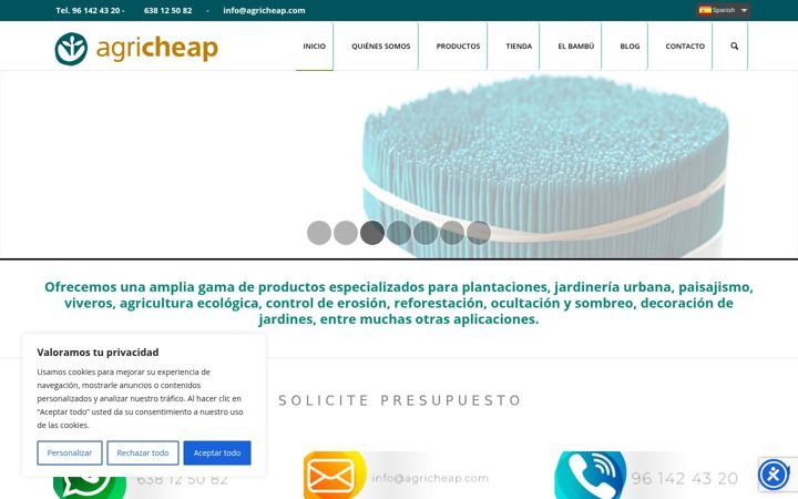 Zrzut ekranu agricheap.com