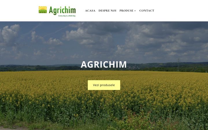 Screenshot of agrichim.ro
